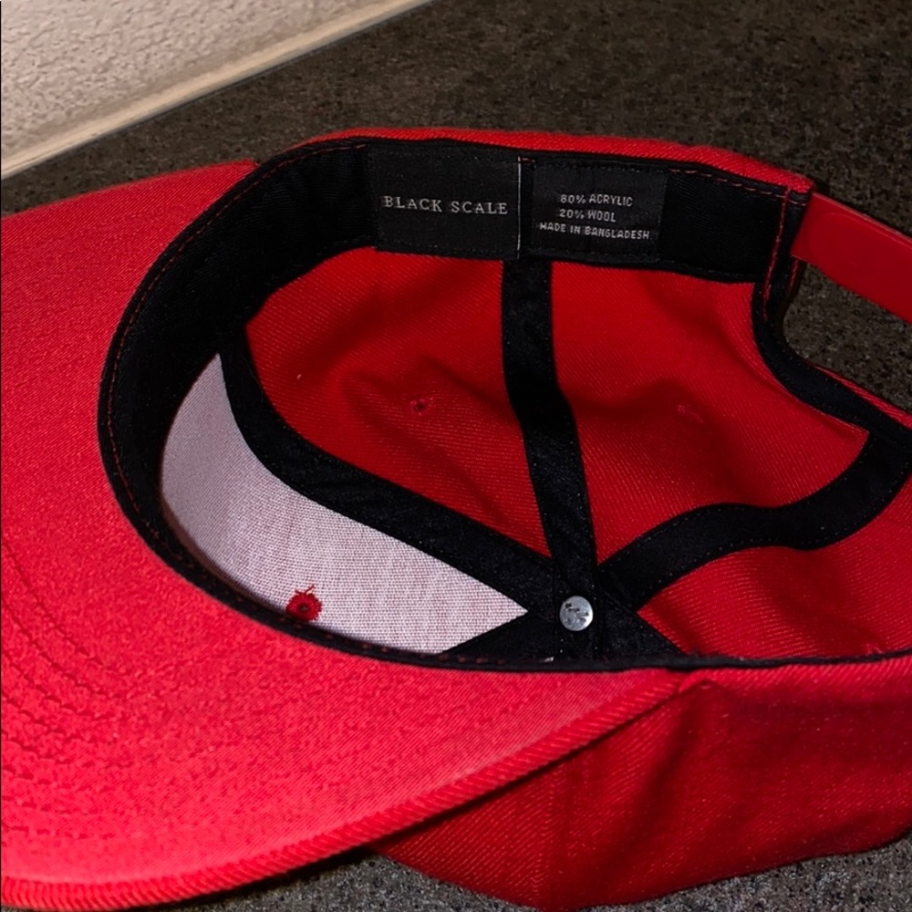 Black scale SnapBack hat - Picture 2 of 2